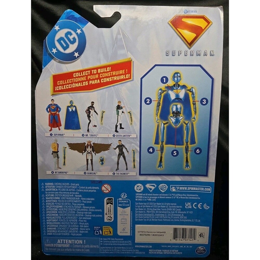 DC Studios Comics Superman Movie METAMORPHO 6-inch Action Figure • Ages 4+ - Picture 2 of 4